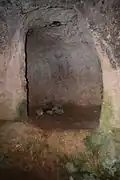 Niche à fond plat.