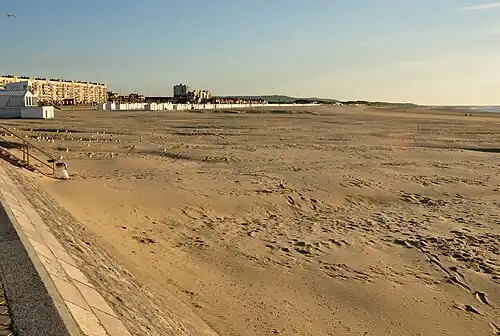 La plage.