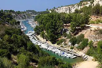 La calanque de Port-Miou.