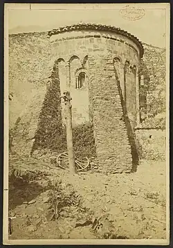 L'abside vers 1880.