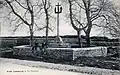 Le calvaire de Lannilis vers 1920 (carte postale Villard).