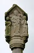 Calvaire de Remungol : partie sommitale.
