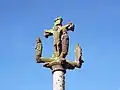 Calvaire de l'enclos paroissial, partie sommitale.