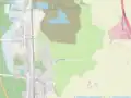 Les voies au nord de la commune.