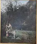 Camille Corot, Le Verger, vers 1840, musée de Semur en Auxois.