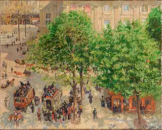 La Place du Théâtre Français, printempsMusée de l'Ermitage, Saint-Pétersbourg