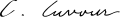 Signature de Camillo Benso di Cavour