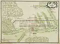 Camp de Soignies en septembre 1691 lors de la guerre de la Ligue d'Augsbourg.