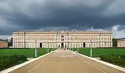 Façade du Palais de Caserte.