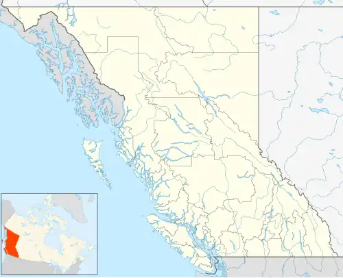 (Voir situation sur carte : Colombie-Britannique)