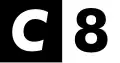 Extra logo de C8 du 5 septembre 2016au 28 février 2025.