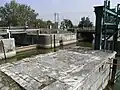 Ouvrage de croisement à Andilly avec le fleuve côtier du Curé dont le cours inférieur est canalisé et se nomme le canal du Curé.