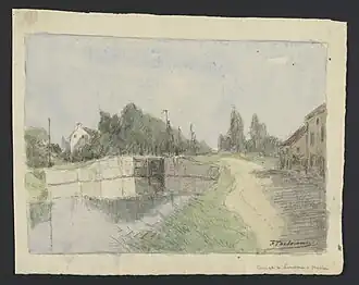 Canal de Louvain à Malines.