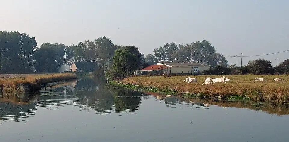 Le canal de l'Aa.