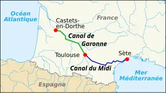 Le canal des Deux-Mers.
