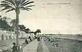 Promenade sur le boulevard du Midi au début du XXe&nbsp;siècle.