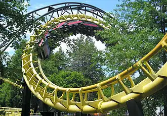 Corkscrew à Canobie Lake Park