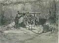 Canon de 155 mm long de Bange, Gernicourt et Roucy (Aisne), janvier-mars 1915