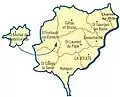 Carte du canton avant 2015.