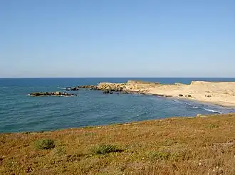 Vue du cap Angela.