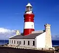 Le phare du Cap des Aiguilles près de Bredasdorp