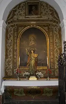 Retable de la Virgen de la Soledad.