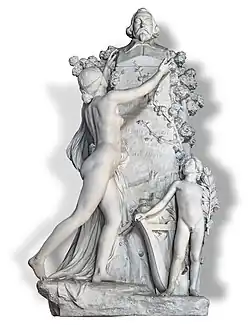 Monument à Goudouli par Antonin Carlès salle des Illustres
