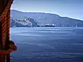 Vue de la côte est de l'île.