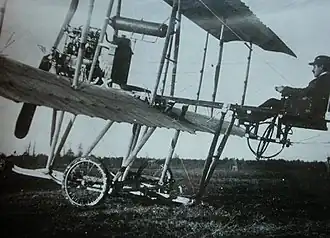 Vue de l'avion.
