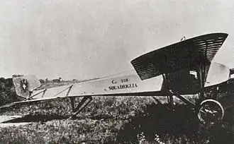Vue de l'avion.