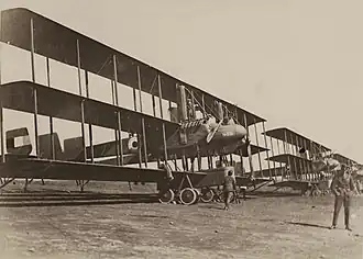 Vue de l'avion.