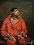 Ira Aldridge, modèle pour The Captive Slave (1827), une toile de John Philip Simpson (Art Institute of Chicago).