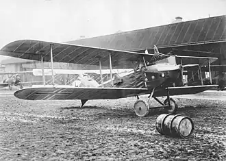 Vue de l'avion.