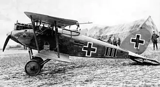 Vue de l'avion.