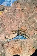 L'arche du Capu Tafunatu vue de la Paglia Orba