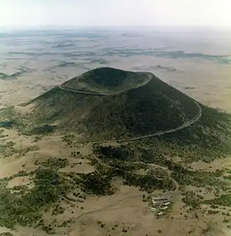 Cône du volcan Capulin (2&nbsp;494&nbsp;m).