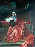 Portrait anonyme d'après Hyacinthe Rigaud.Collection particulière.