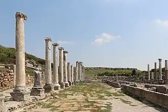 Voie à colonnes