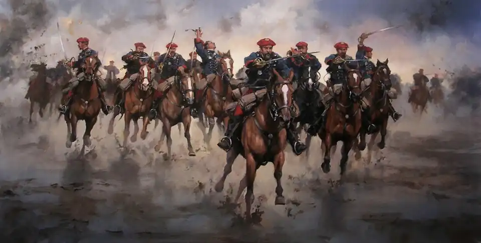 Charge de l'escadron Royal de Charles VII