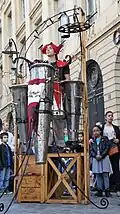 Spectacle de rue.