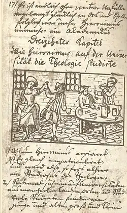 Manuscrit Jobsiade