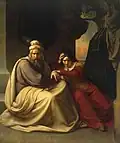 Couple royal pleurant leur fille morte, 1830
