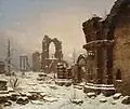 L'abbaye de Walkenried sous la neige