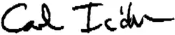 signature de Carl Icahn