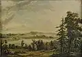 Vue sur le manoir de Hallsnä dans le Smaland