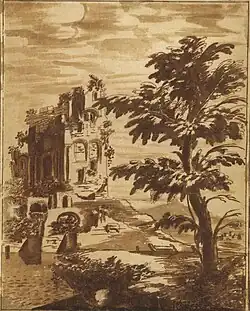 Una casa in rovina XVIIIe siècle