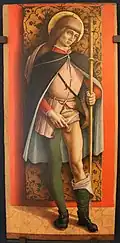 Saint Roch de Carlo Crivelli (1487), Galeries de l'Académie, Venise, Italie.