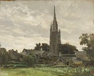 Clocher (environs de Douarnenez) (entre 1877 et 1884), Madrid, musée du Prado.