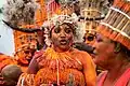 Le groupe Ijakata lors de la grande parade de Cayenne en 2019.