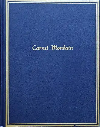 illustration de Carnet Mondain